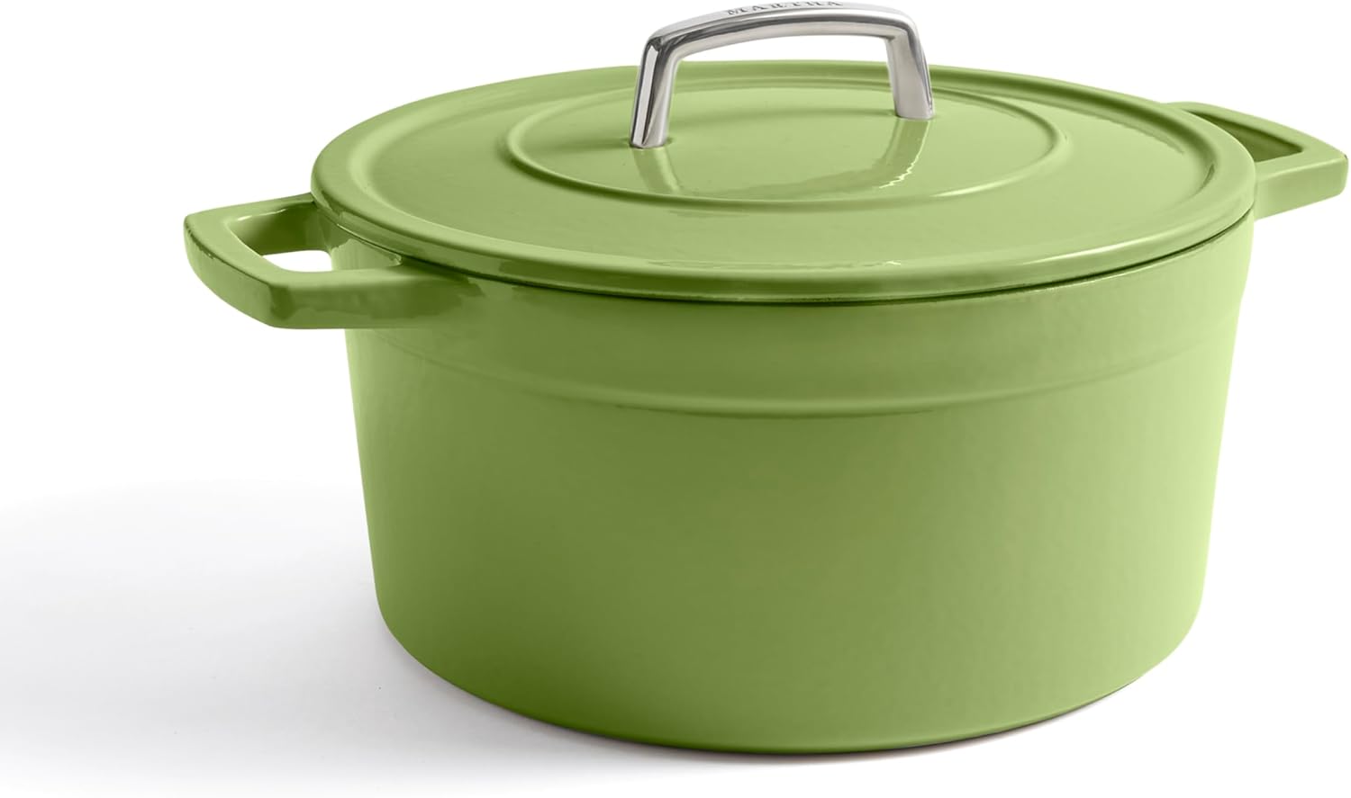 Martha by Martha Stewart 5 QT Enameled Cast Iron Dutch Oven w/Lid - Bay Leaf
