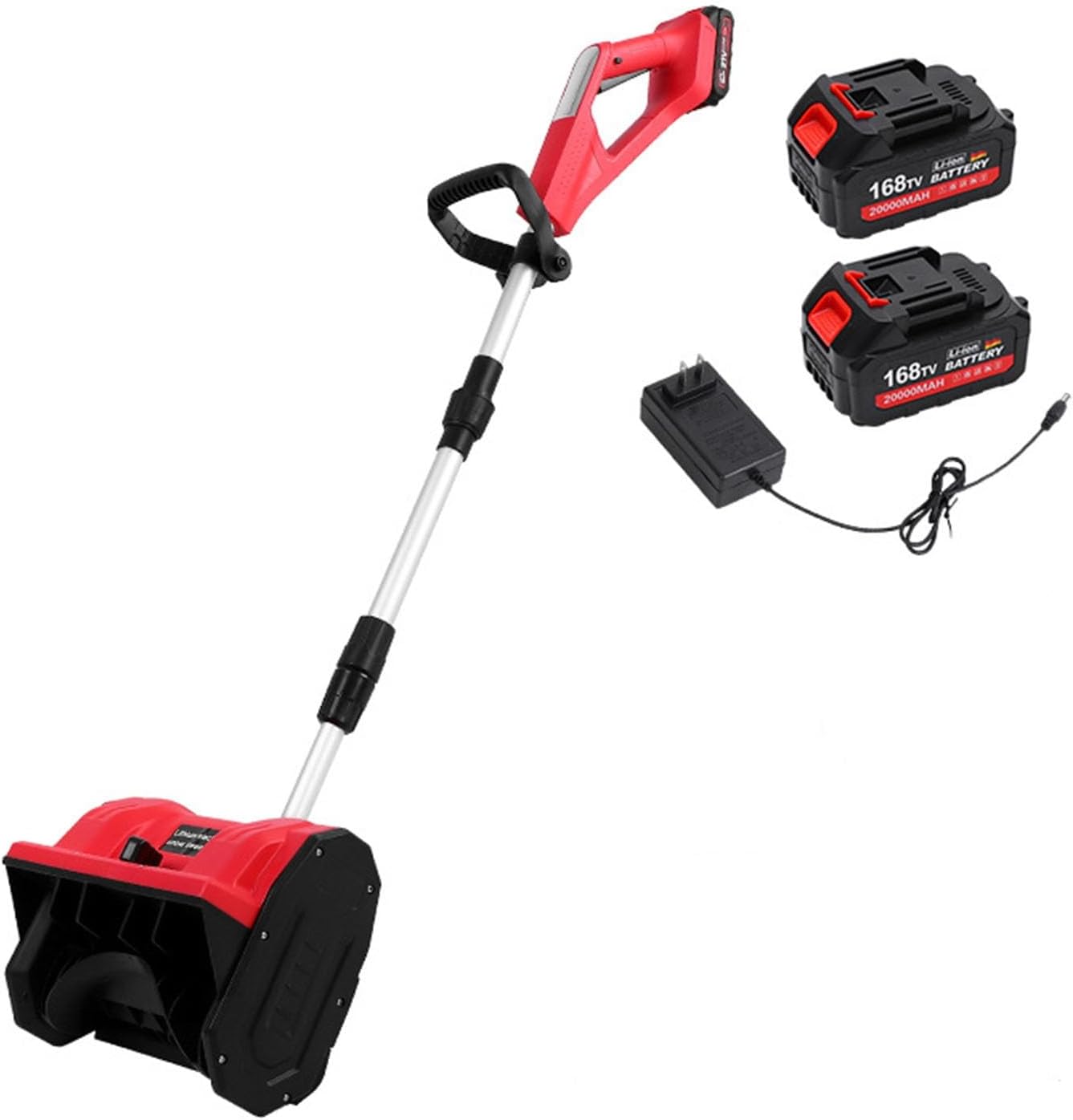 Electric Snow Shovel 21V | 12-Inch Snow Blower, with Can work continuously for 1 hour, 20ft Throwing Distance, Foldable Snow Removal Machine for Driveway & Deck