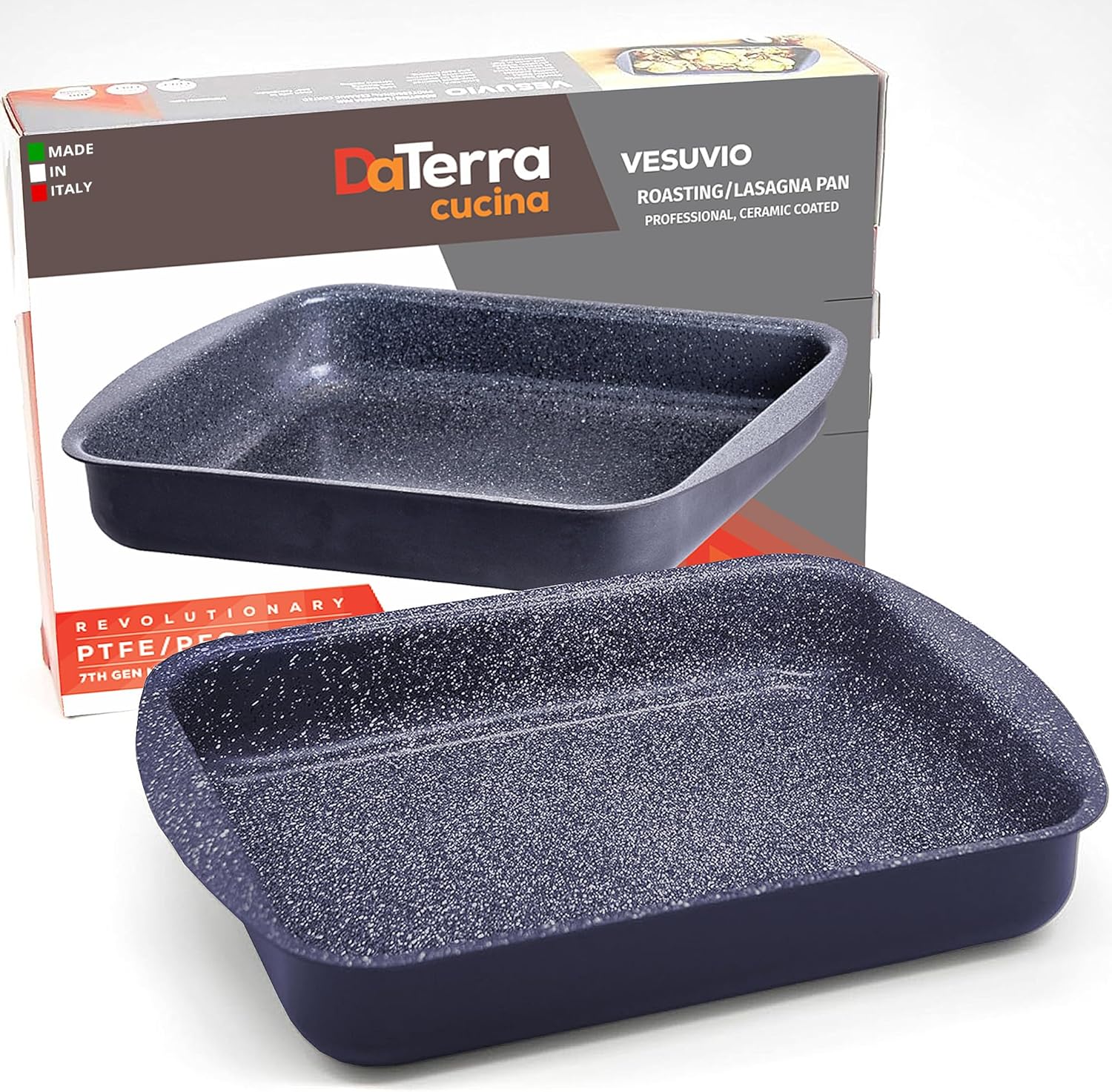 DaTerra Cucina Nonstick Roasting & Lasagna Pan – 16