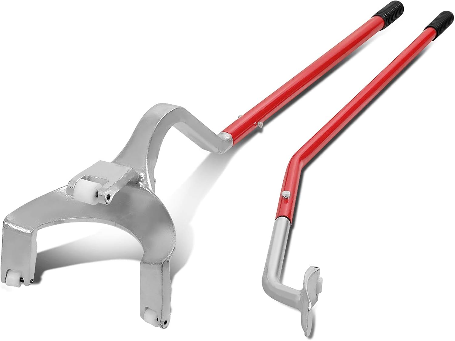 Auto Dynasty 17.5to 24.5Heavy Duty Steel Tire Changer Mounting Demounting Tools w/Truck Extra Bead Keeper Red