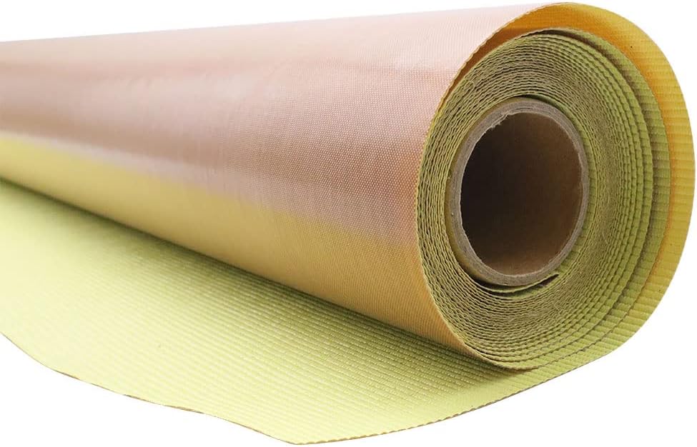 36 in x 15 ft Self-Adhesive PTFE Roll 5 Mil Heat Press Cover Roll PTFE Coated Heat Resistant Fabric