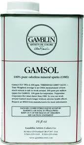 Gamblin 00099G Gamsol Solvent - 1 Gallon