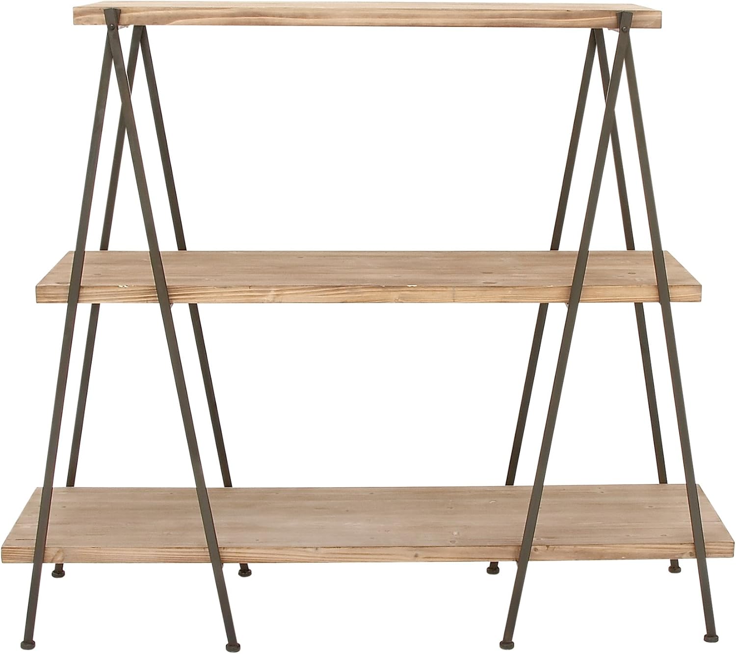 Deco 79 Wood Shelving Unit 3 Shelves , 59