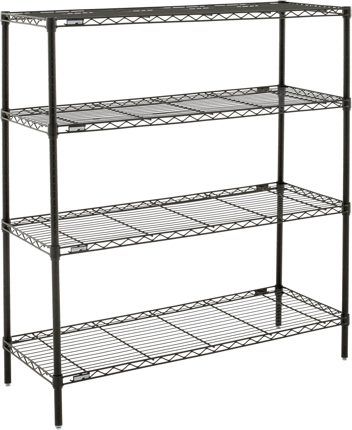 METRO Professional's Choice Commercial-Grade NSF Shelving Unit - Multipurpose Adjustable Wire Shelf for Home, Garage, Kitchen and More - 3 Shelves, 18