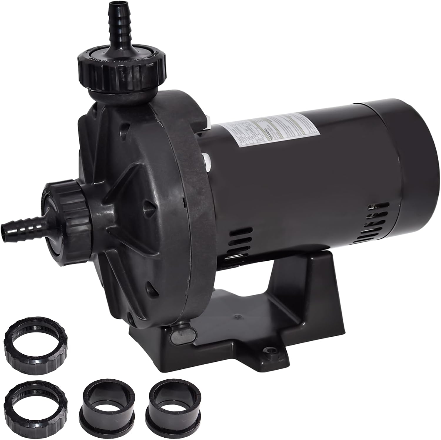 W36060 Booster Pump Fits for Hayward and All Pressure Side Pool Cleaners 3/4 HP, 115V/230V, 60Hz, for In-Ground Swimming Pools, Replace# W36060 (Includes Hoses and Adaptors)
