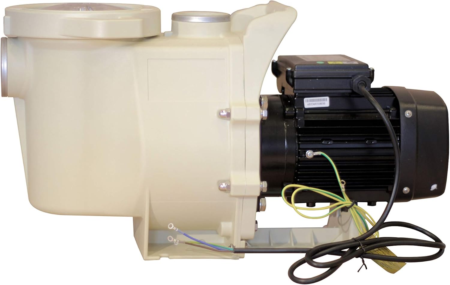 FibroPool 3 HP Swimming Pool Pump for In Ground Pools and Spas - 3.0 Horsepower - Designed in the USA - High Efficiency Single Speed Motor With Clear Top Lid - FP300