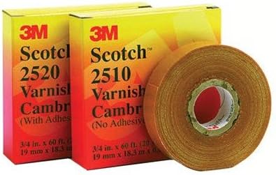 Scotch Varnished Cambric Tapes 2510-15249 2510 3/4x60 varnished cambric tape