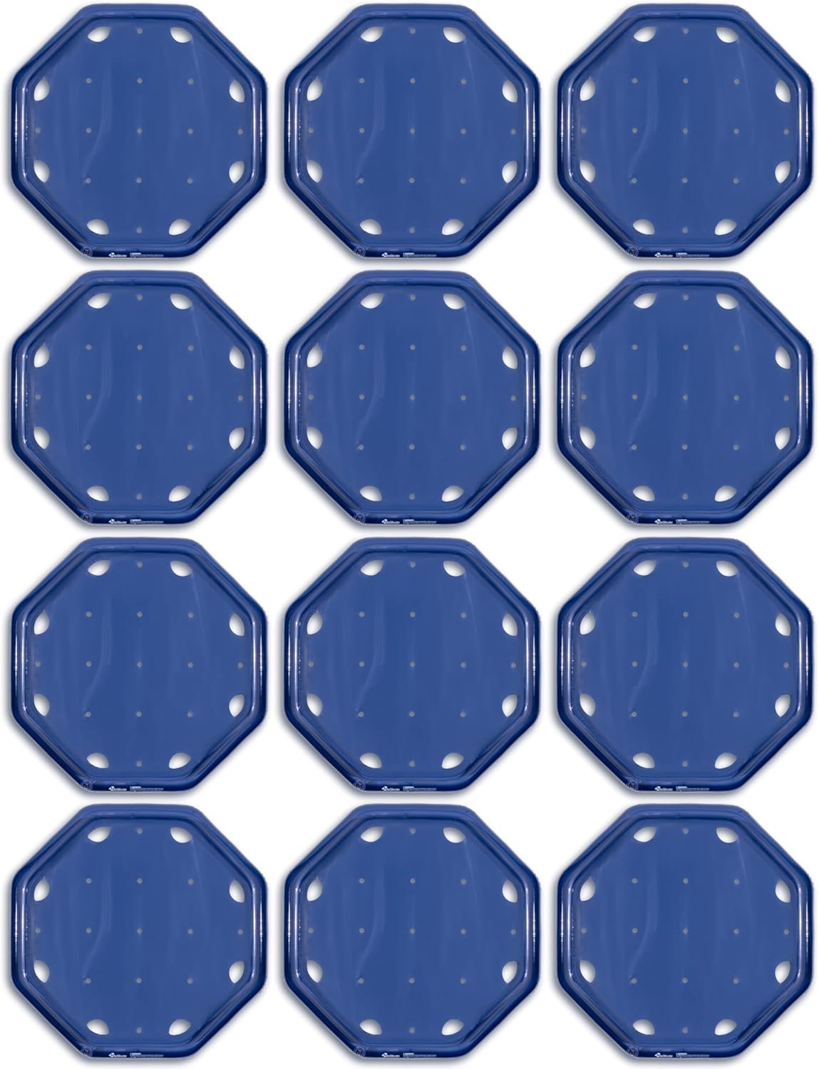 GoFloats V2 Inflatable Solar Pool Heaters for Affordable Pool Heating and Insulation - 12 Pack