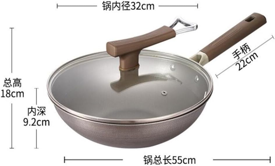 Stone Fryer, Household Non Stick Pot, Enamel Glaze, Multi-purpose Flat Bottomed, Cooking, Kitchen Utensils