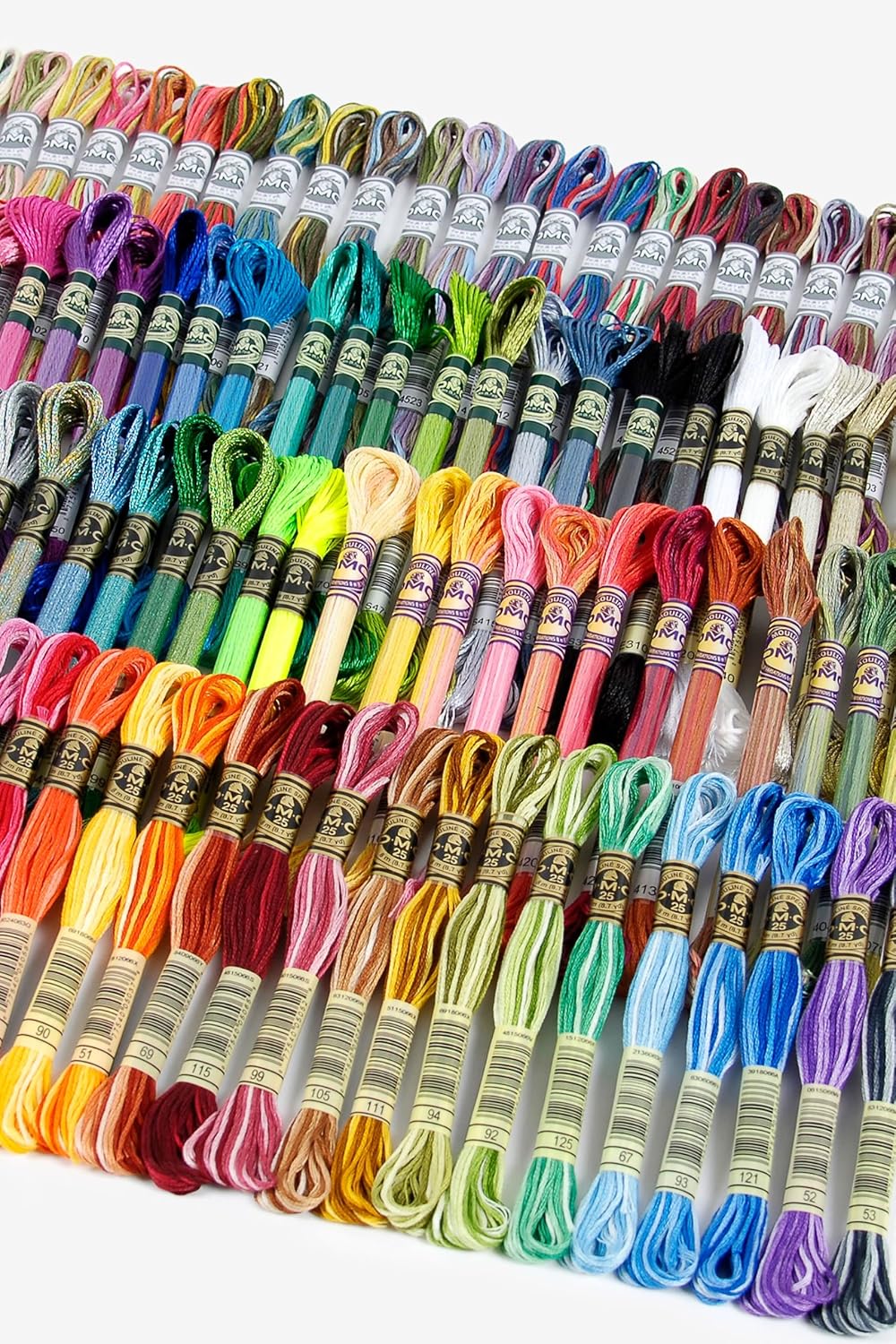 DMC Special Threads 100 Skein Multi-Color Assortment Bulk Pack