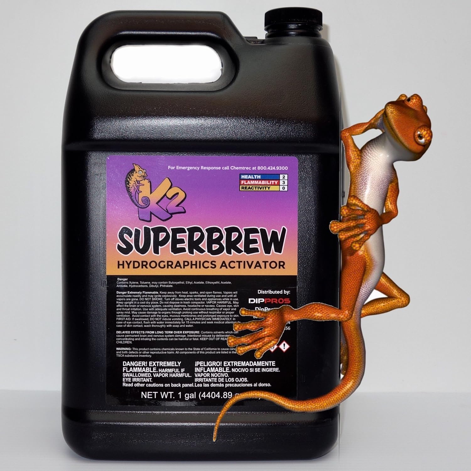 1 Gallon of K2 Super Brew Hydrographic Film Water Transfer Activator Hydro Dip Dipping Hydro Graphic