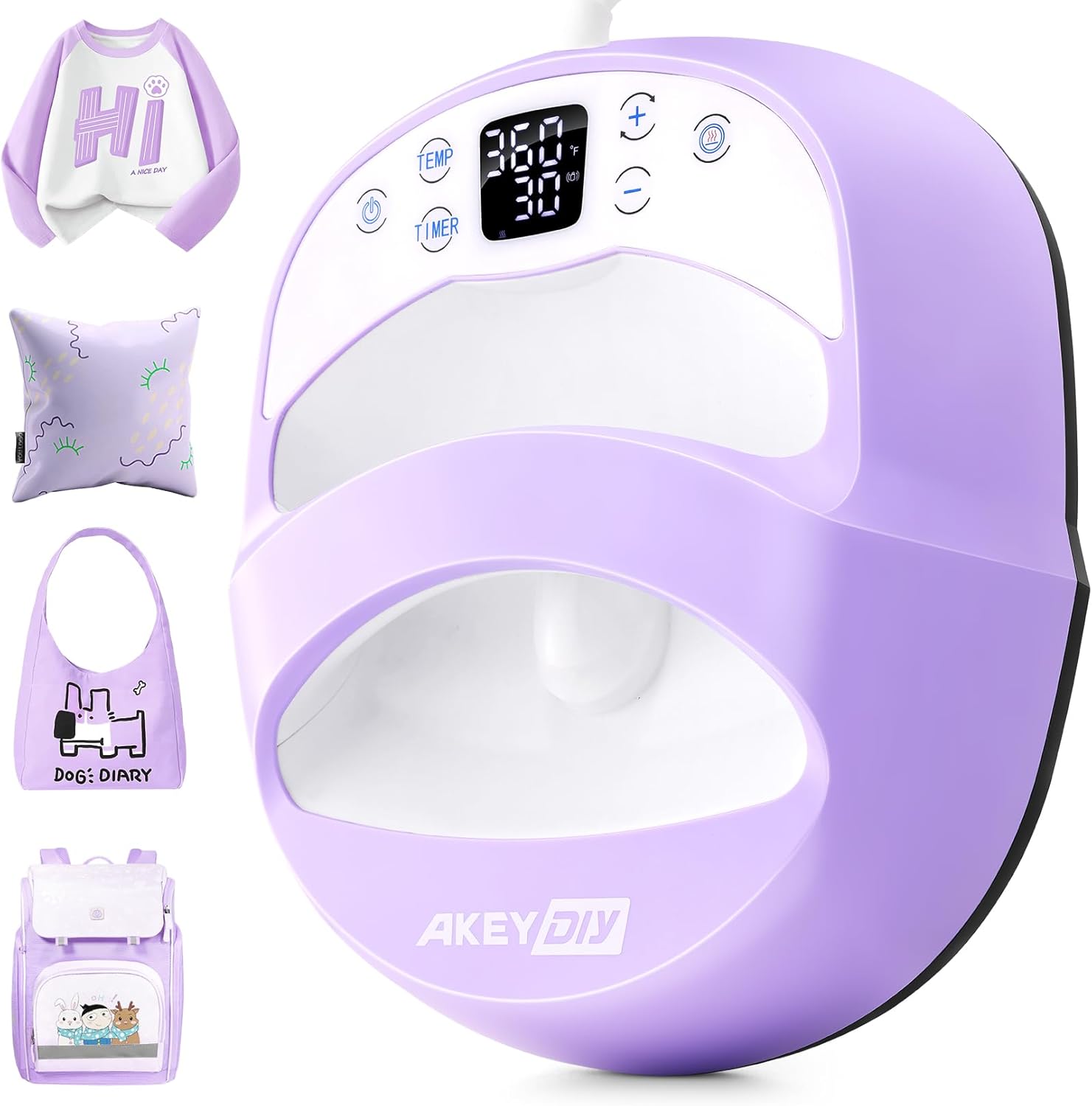 Heat Press Machine for T Shirts, Portable Heat Press 12