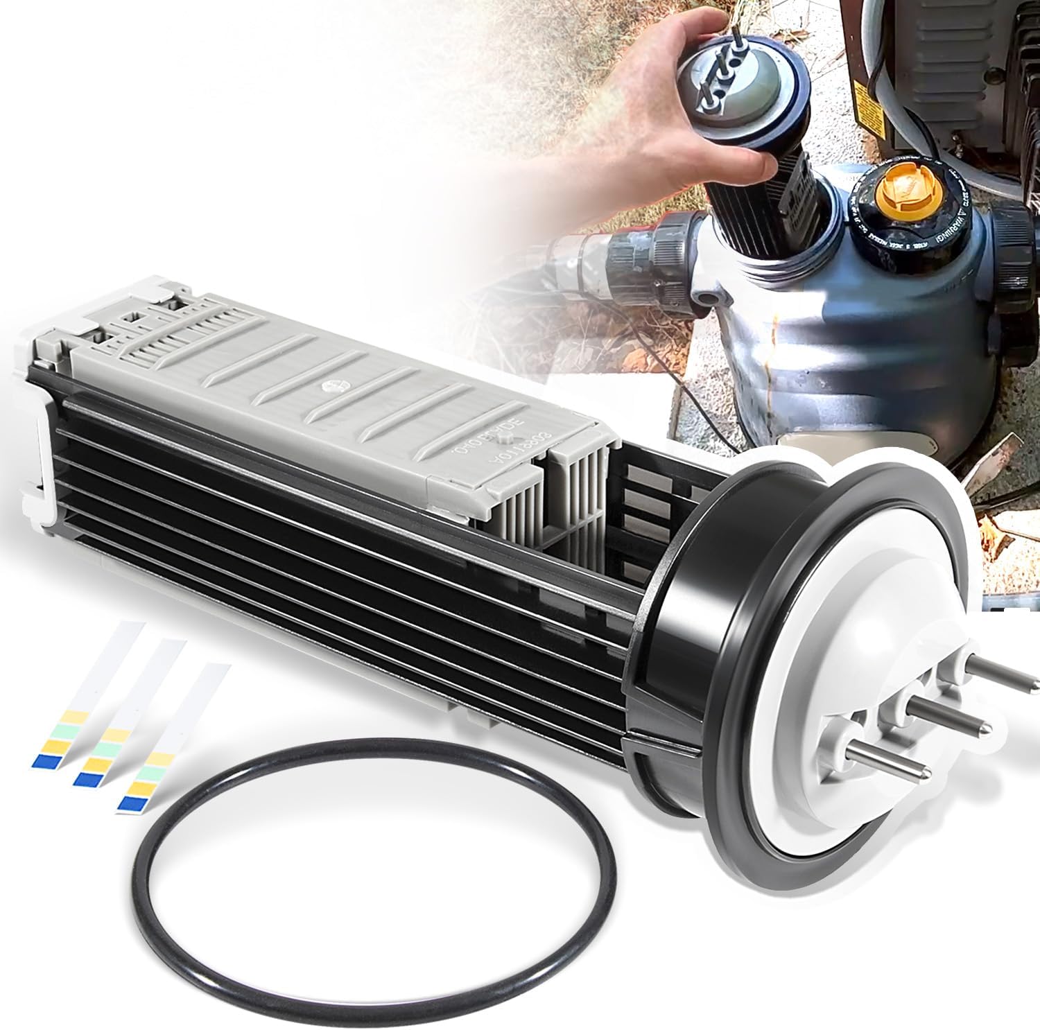 Upgrade R0503000 Cell Kit Replacement for Zodiac Nature2 Fusion Soft FSOFT1400, Fit for Zodiac Jandy Nature 2 Fusion Soft 1400 Cell Kit, for Swimming Pools up to 40,000 Gallon, O-Ring Included