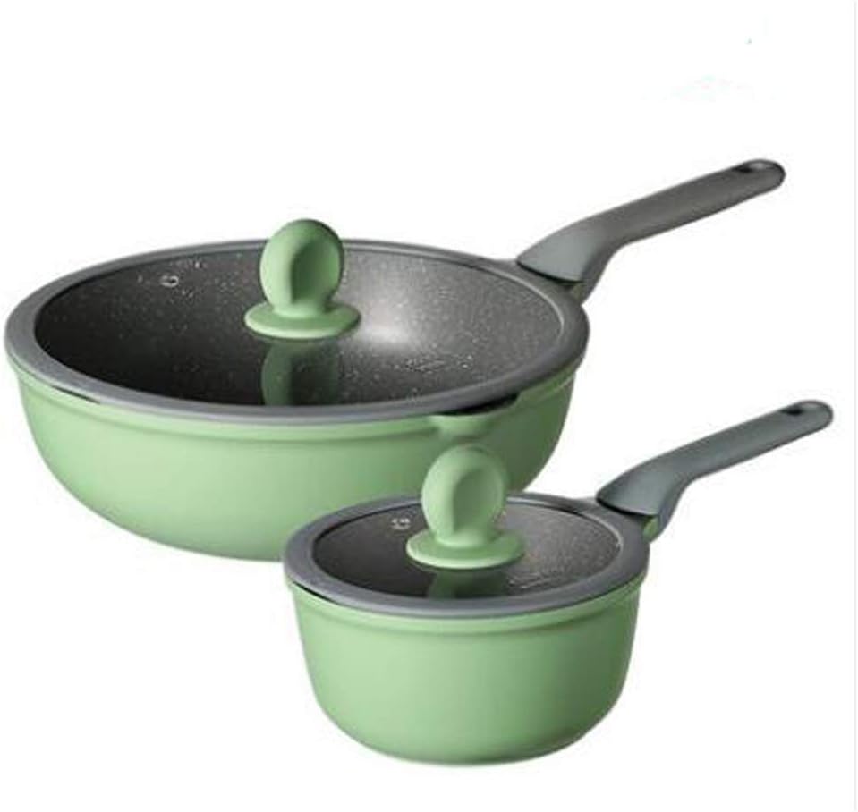 Cookware set soup pot frying pan cooking tool non-stick kitchen induction cooker milk noodles Wok hotpot Casserole