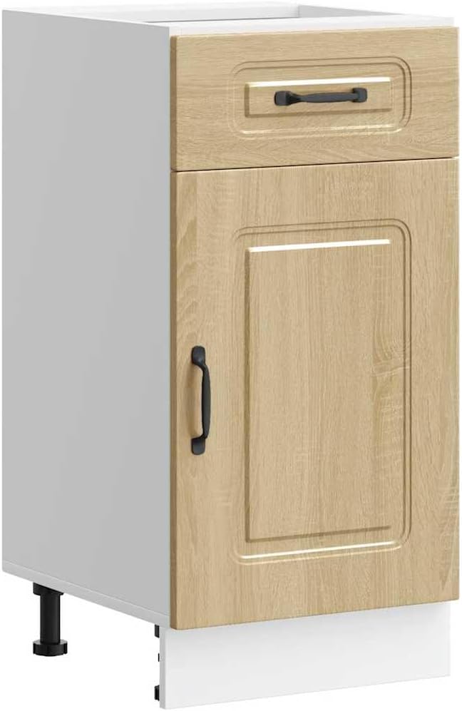 vidaXL Kitchen Base Cabinet Sonoma Oak Engineered Wood Standard