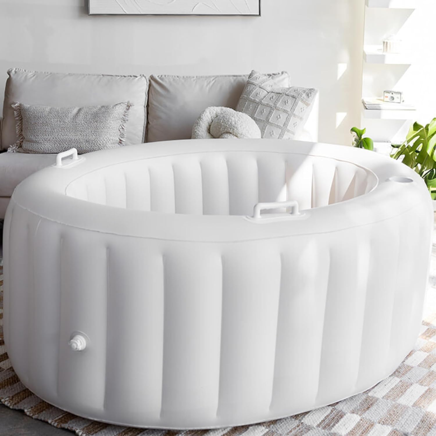 Earthside Birth Pool Comfort for Home Water Birth Kit | Doula & Midwife Approved in Marshmallow White I Portable and Easy to Set up with a Capacity for 127 Gallons
