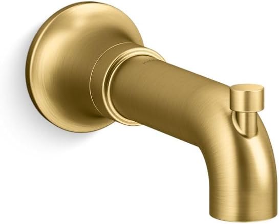 Kohler 14430-TT K-14430-TT Purist Deck-Mount SPOUT, Non-Diverter, Vibrant Titanium