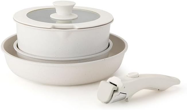 Easy to clean Removable 5piece Aluminum Non stick Cookware Set Frying Pan Kitchen supplies Kitchen