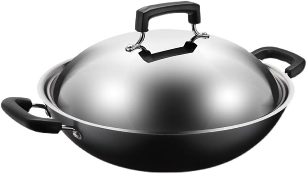 Frying Pan Ear Cast Iron Household Uncoated Flat Bottom Induction Cooker