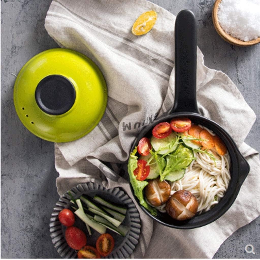 Small Capacity for Home Baby with Lid Milk Pan with Handle Casserole Noodles Non-Stick Stew Pan Soup Pot 1200ml