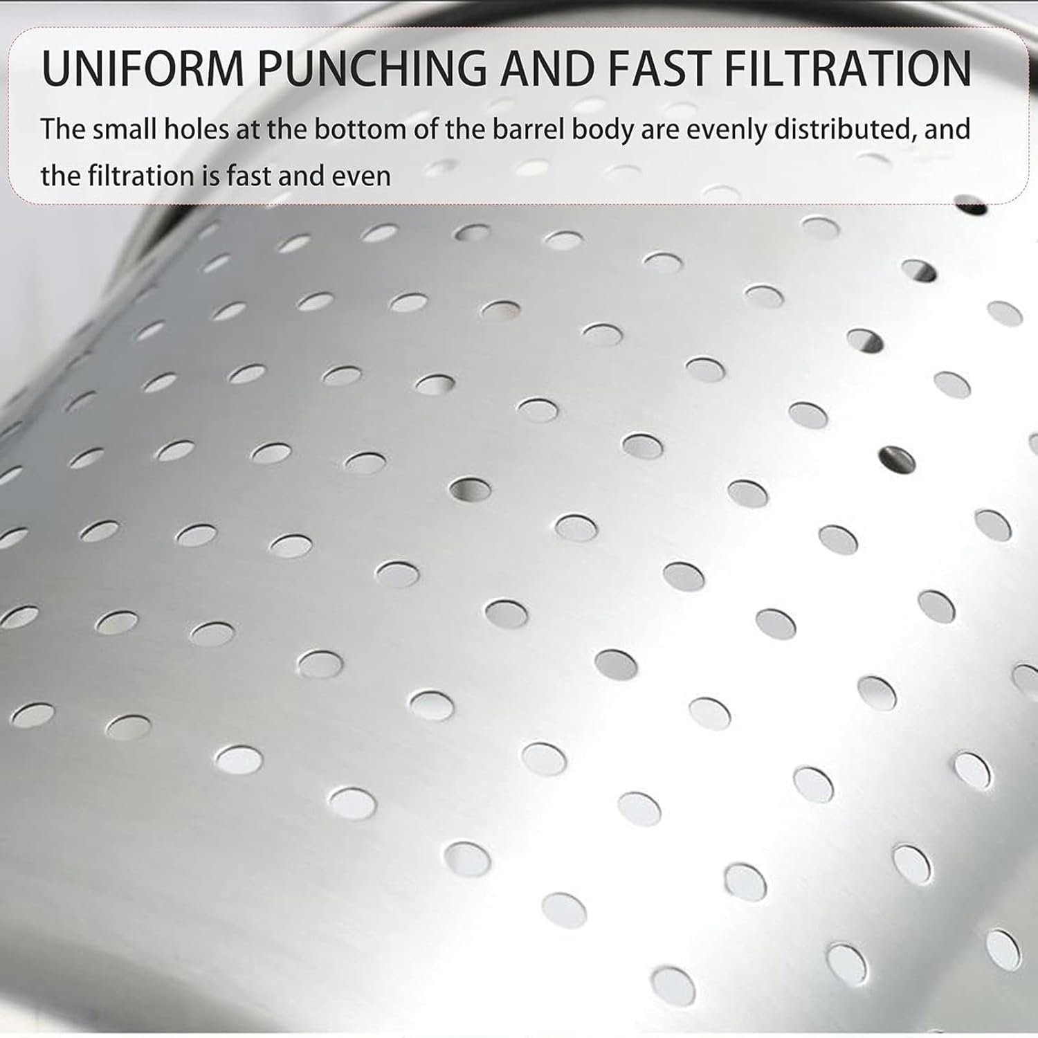 Heavy-Duty Stainless Steel Stock Pot with Lid and Strainer Basket, Outdoor Cookware Stockpot with Handle for Boiling Seafood Deep Frying, 50 * 50cm