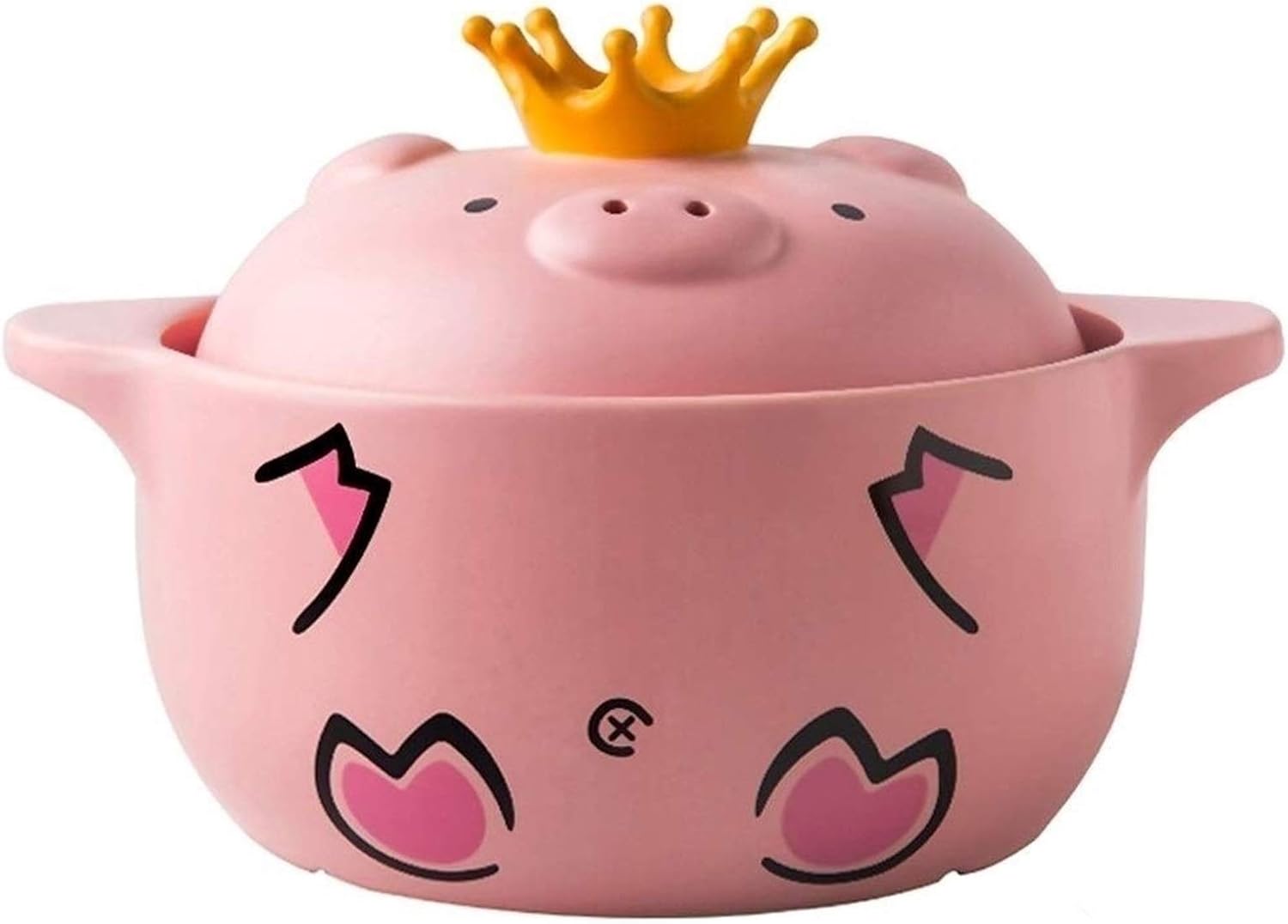 Casserole Cookware Casserole High Temperature Resistance Casserole Handle Ceramic Cooker (Size : 4L) (6L)