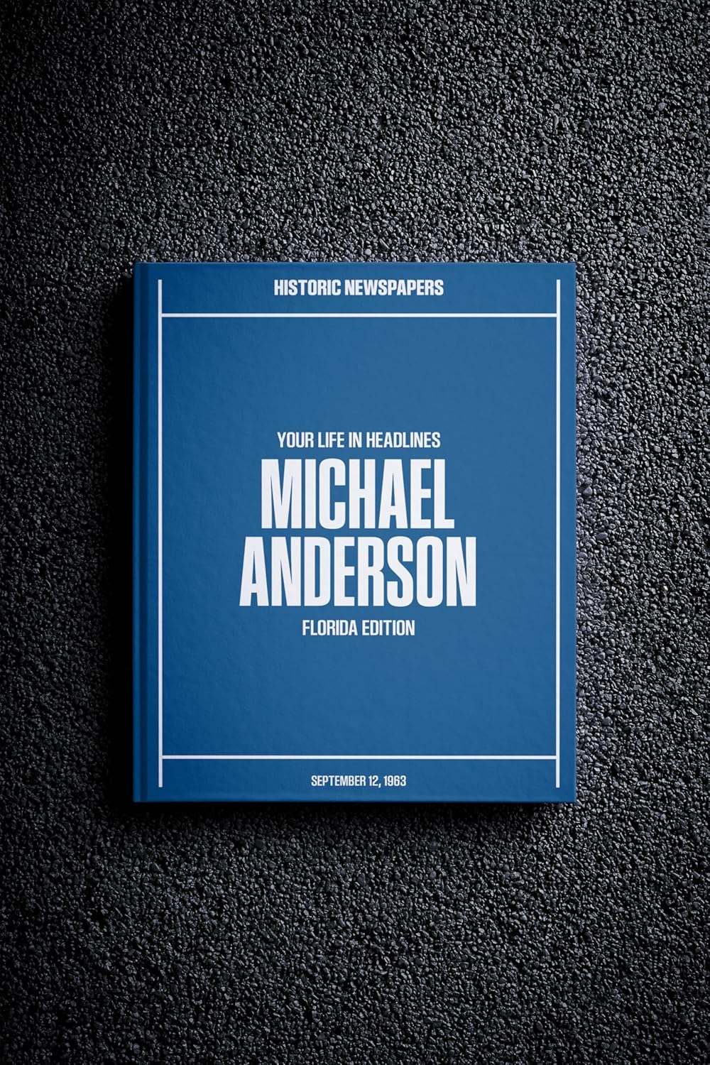 - Birthday Gift - USA Tabloid Custom Newspaper Book WP/NYDN/ST/LAT - Memory Book Gift for Year Old - USA or UK Content for Every Year Since Birth!