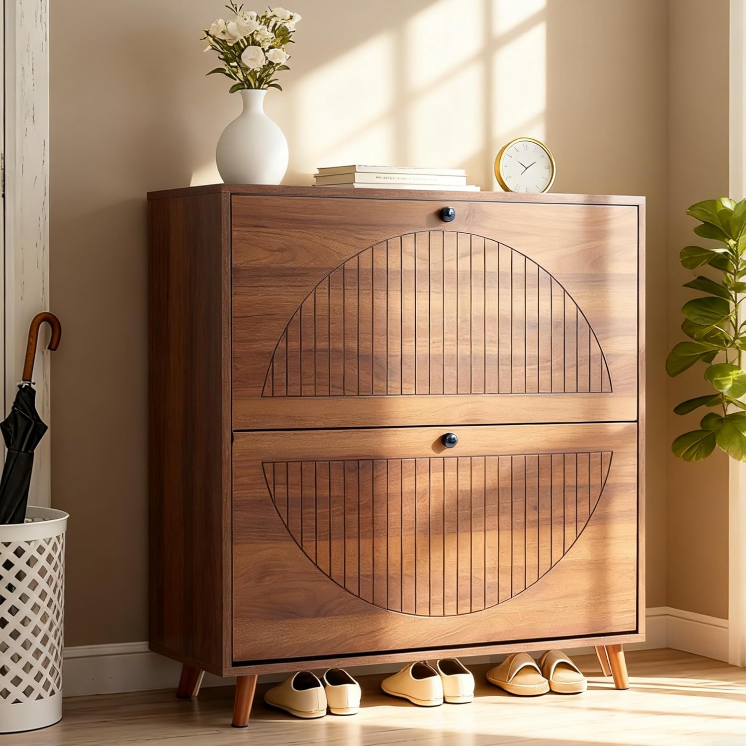 Shoe Cabinet Storage for Entryway 37.4