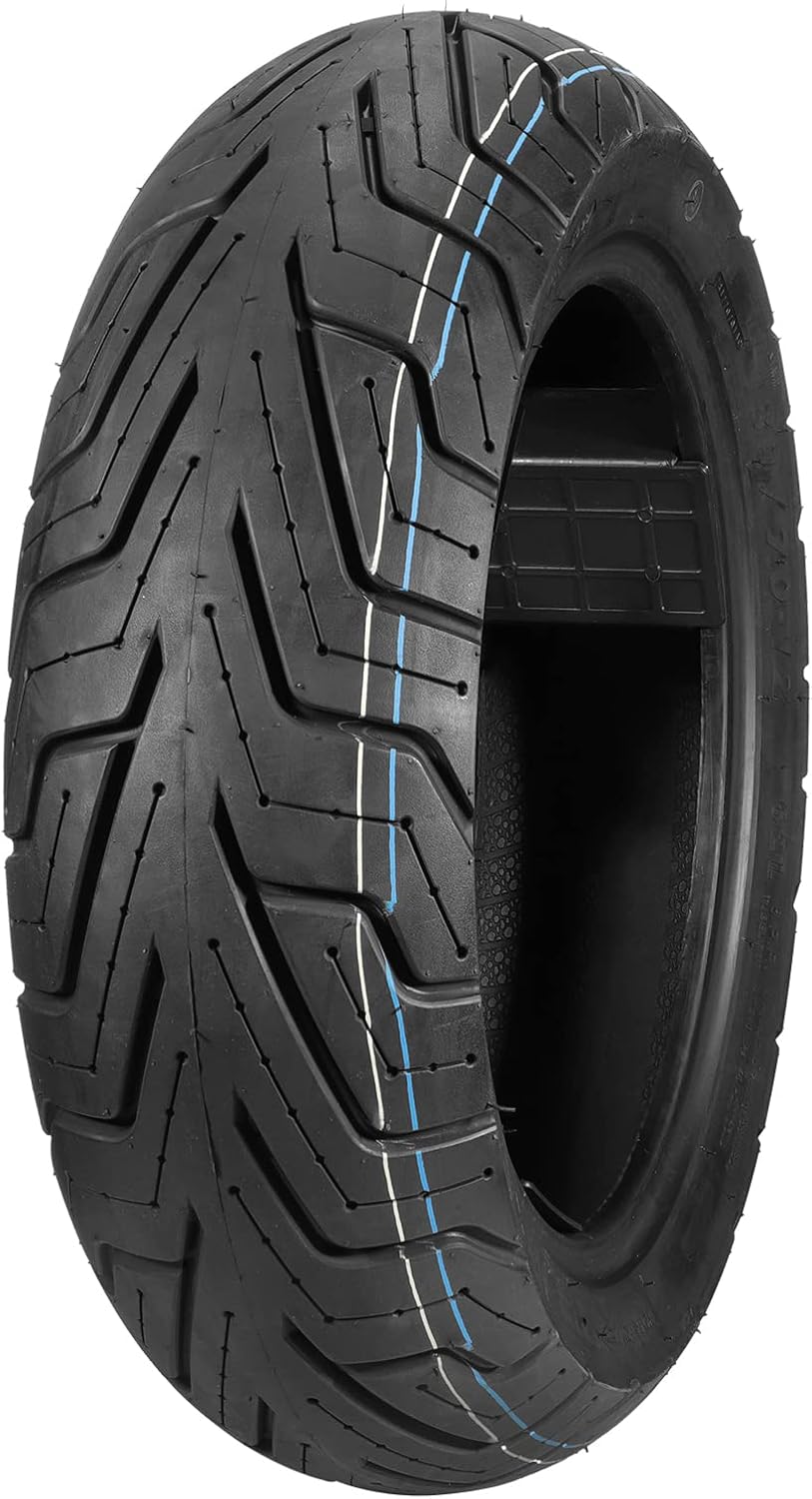 MaxAuto Rear Scooter Tire 130/70-12, Motorcycle Scooter Moped 130/70-12 Tubeless Tire 62L