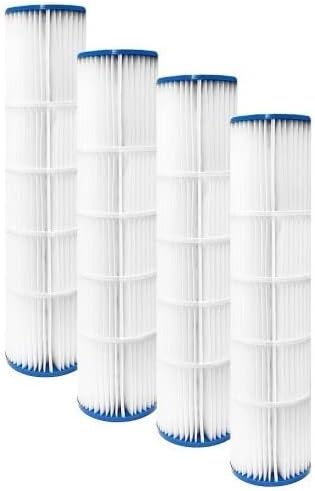 Hayward Super Star Clear Series Cartridge Replacement Set Pool Filter Pleated Element 4 Pack Made in USA (400 Sq Ft (25 1/2