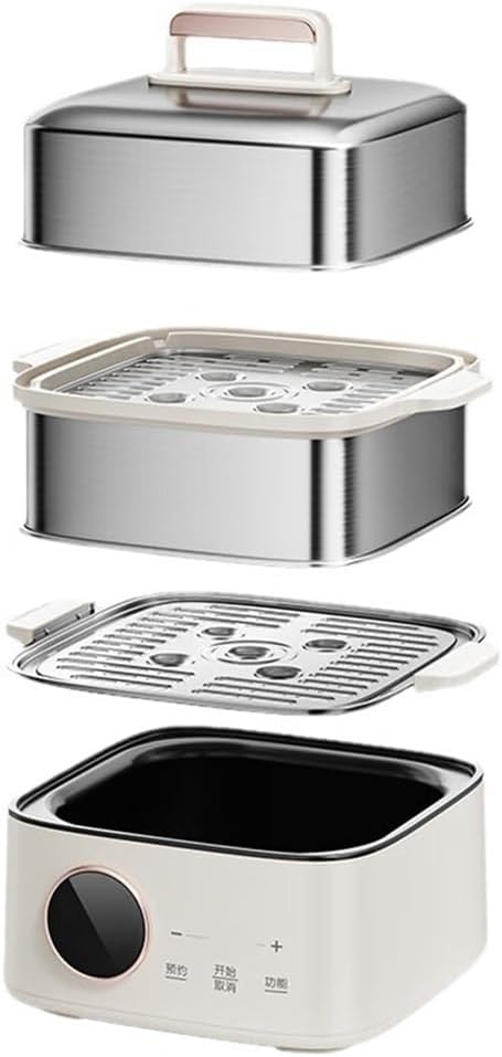 Electric Steamer Stainless Steel Multifunctional Household Three Layers Steam Stew Electric Steamer Breakfast Machine