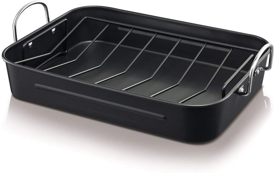 Beka Ovenware Enamel Oven Tray 30 x 23 x 5.4 cm, Grey