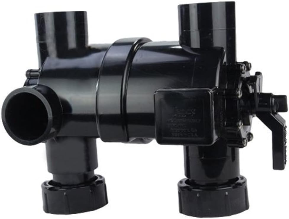 Zodiac 8034J 2-in-1 Pre-Plumbed Backwash Valve with Unions Replacement for Zodiac Jandy DEL Series D.E. Pool and Spa Filters