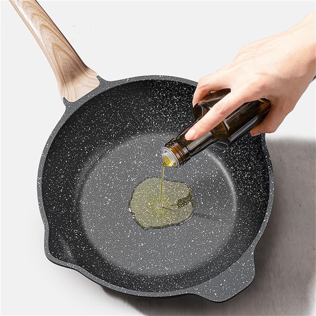 Die-casting Frying Pan Non-stick Household Induction Cooker Gas Applicable
