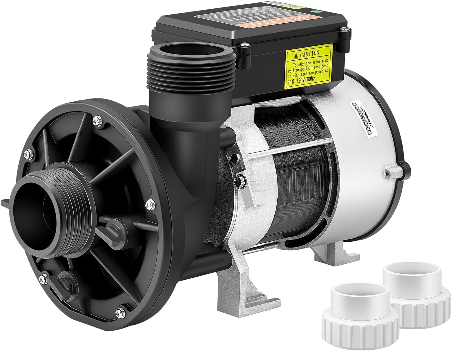 VEVOR SPA Pump, 3 HP, 2-Speed Hot Tub Pump with 2-Inch Intake, 190.2 GPM High 84.5 GPM Low Speed, 230V 60Hz, 48 Frame, for (Jacuzzi) Sundance #6500-343/ #6500-347/ # 6500-355/ #6500-359/ #6500-094