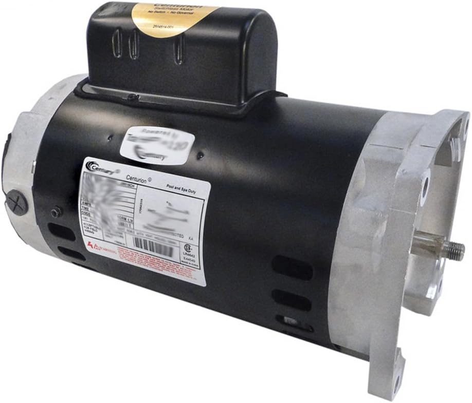A.O. Smith Century B2843 Square Flange 2HP 3450RPM Single Speed Pool Pump Motor