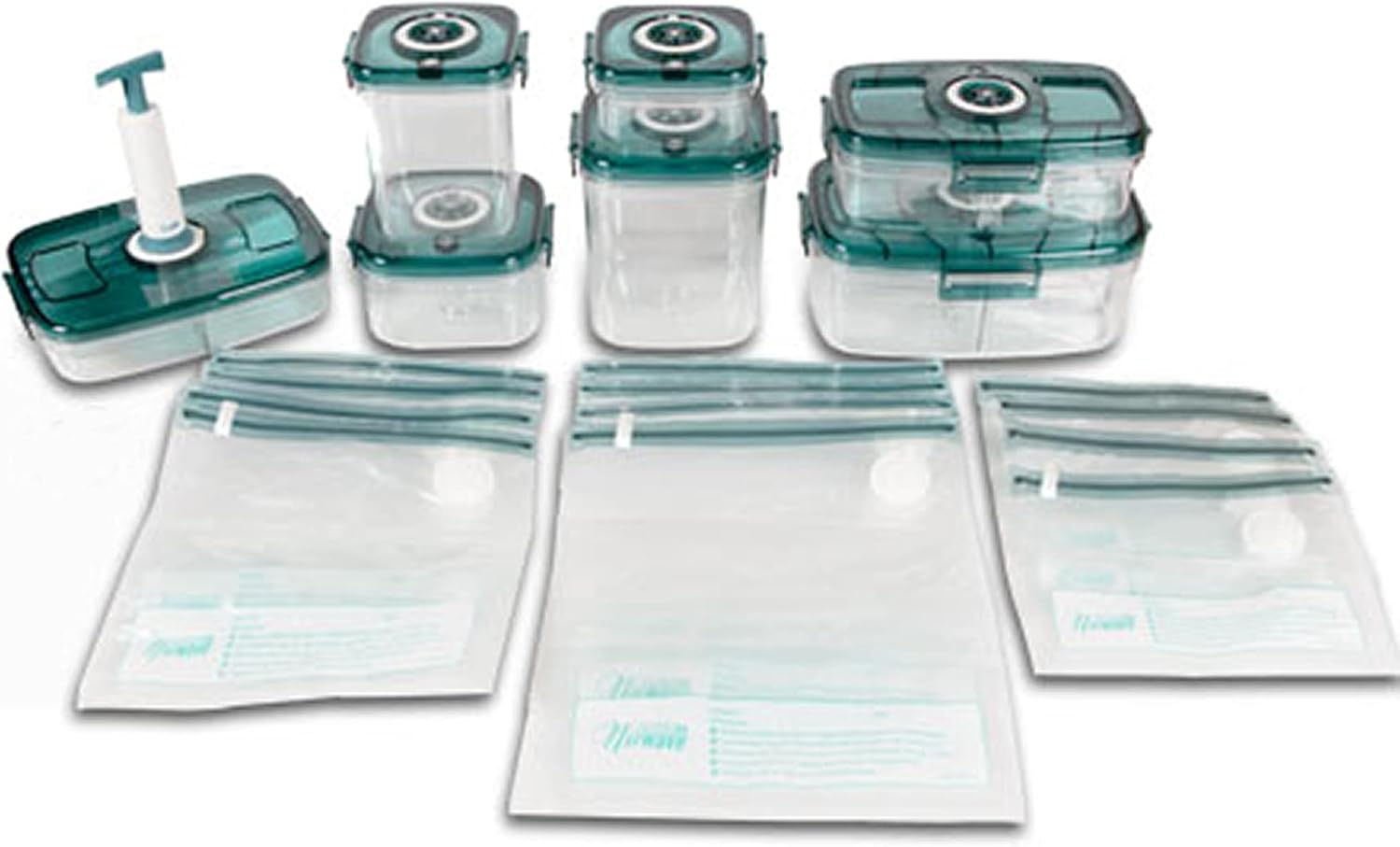 Nuwave Flavor-Lockers Vacuum Storage System Complete Set