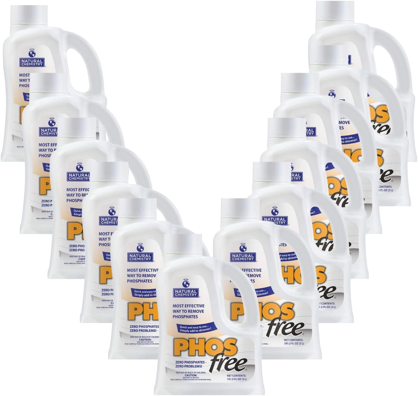 Natural Chemistry Phosfree, 3-Liter, 12 Pack