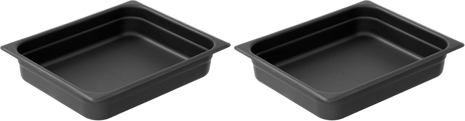 Lloyd Pans Gastronorm Pan 10.43 Inch by 12.8 Inch by 2.5 Inch GN 1/2 - DK (Pack of 2)