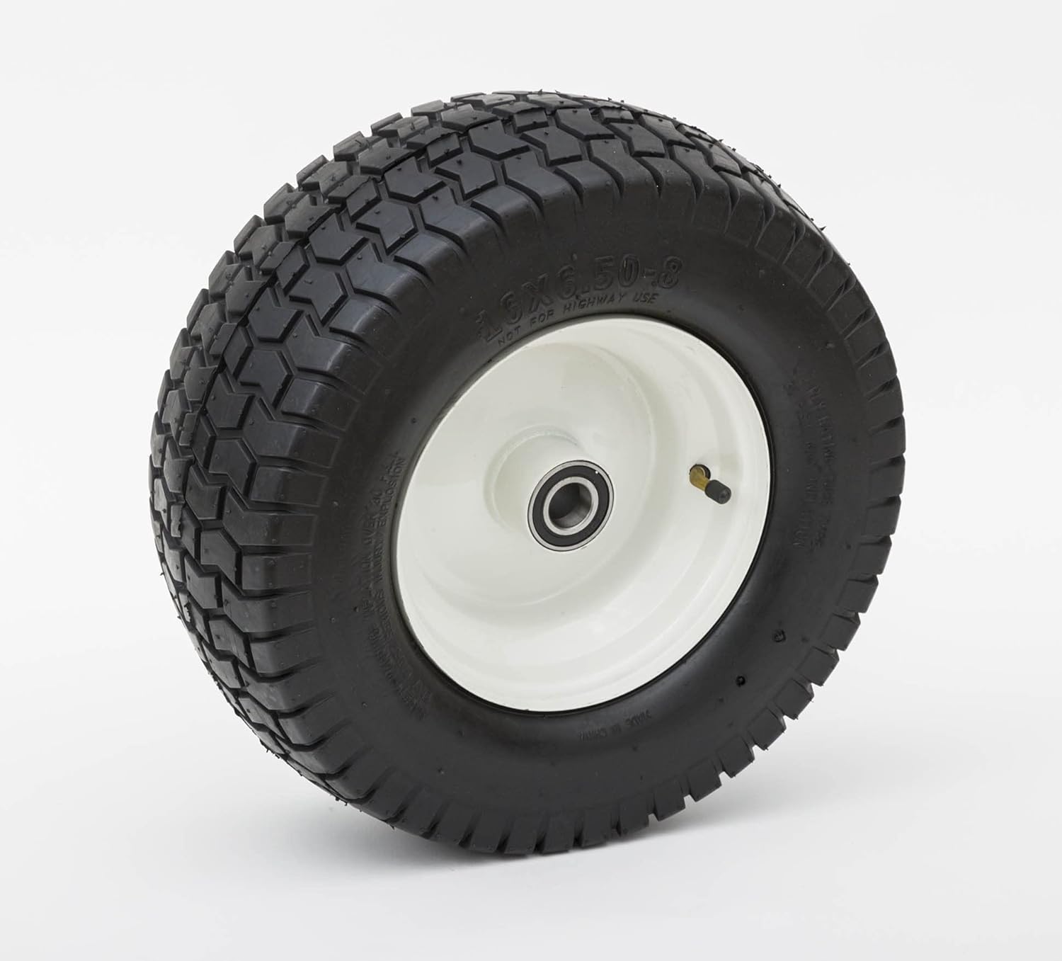 Pneumatic Replacement Wheel | 16 x 6.50-8 | Air Filled Tire for Wagon, Garden Cart | 1