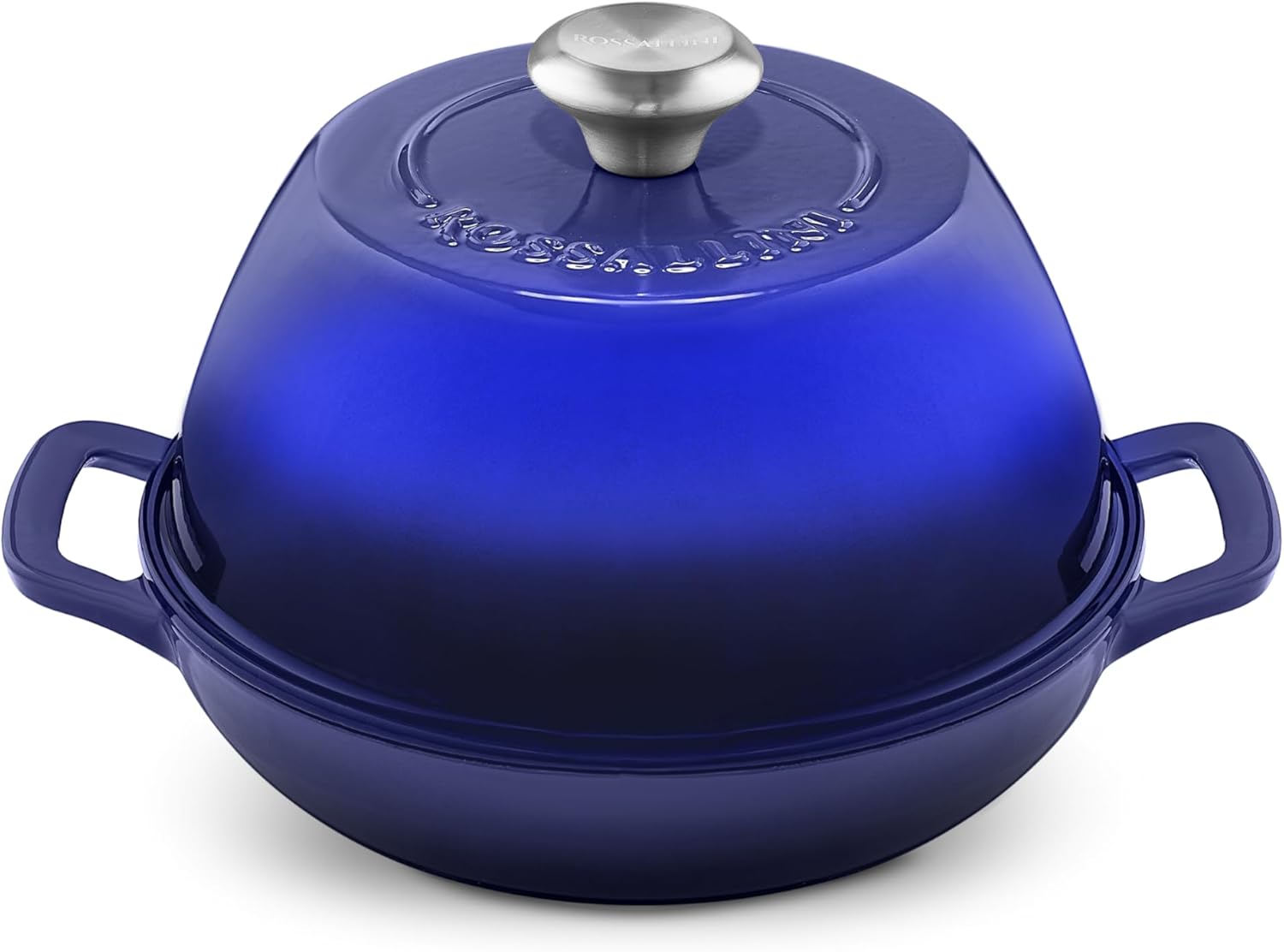 Signature Enameled Cast Iron Sourdough Bread Oven | Non-Stick with Tight Fitting Lid for Perfect Baking and Bread Making | 6QT Round Oven With Lid [Oyster Grey]