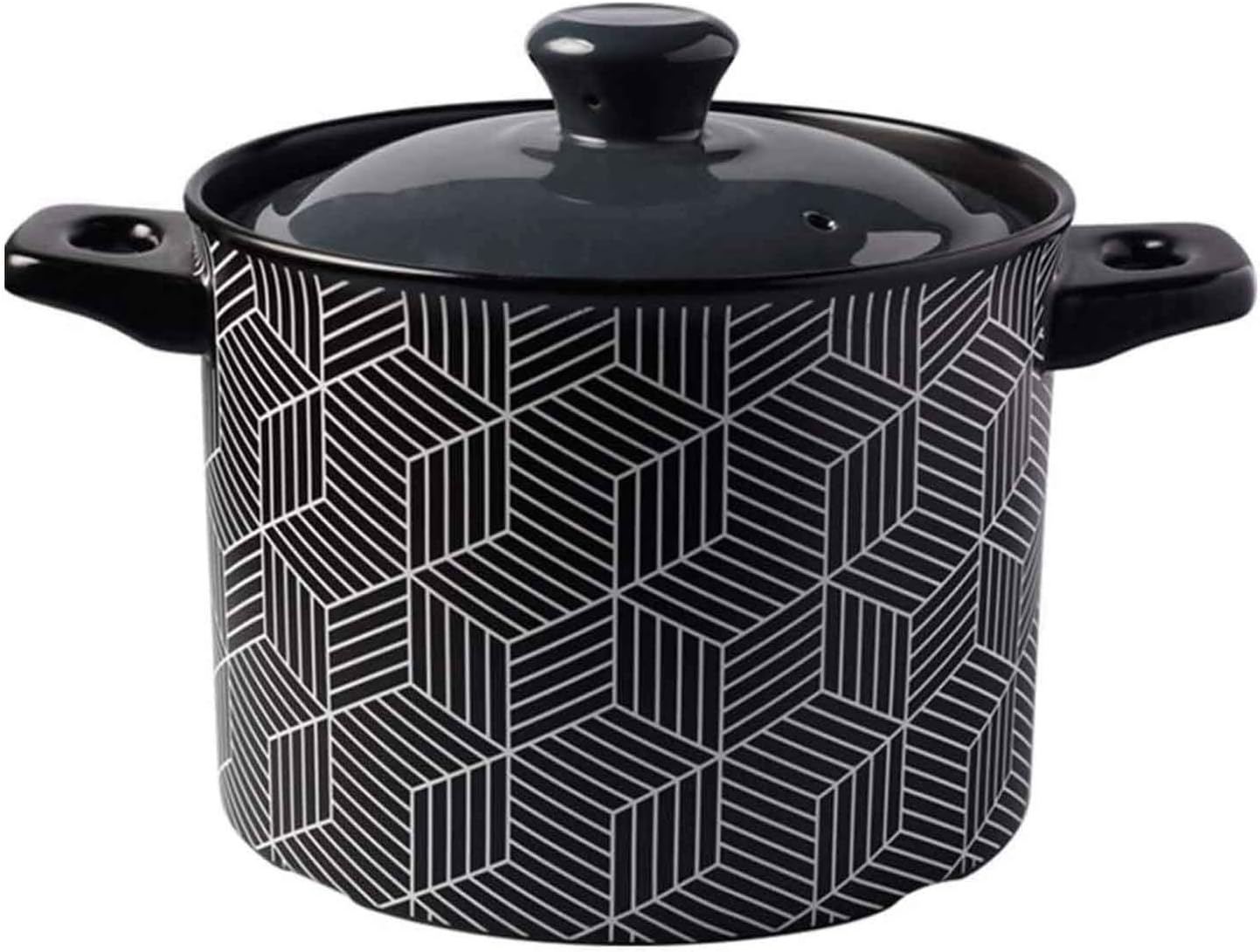Casserole Cookware Clay Pot For Cooking Clay Cooking Pots Casserole Dish With Lid Fajita Stew Ceramic Pan Fresh And Simple Heat-Resistant Cookware Suitable For Ovens Etc OneColor