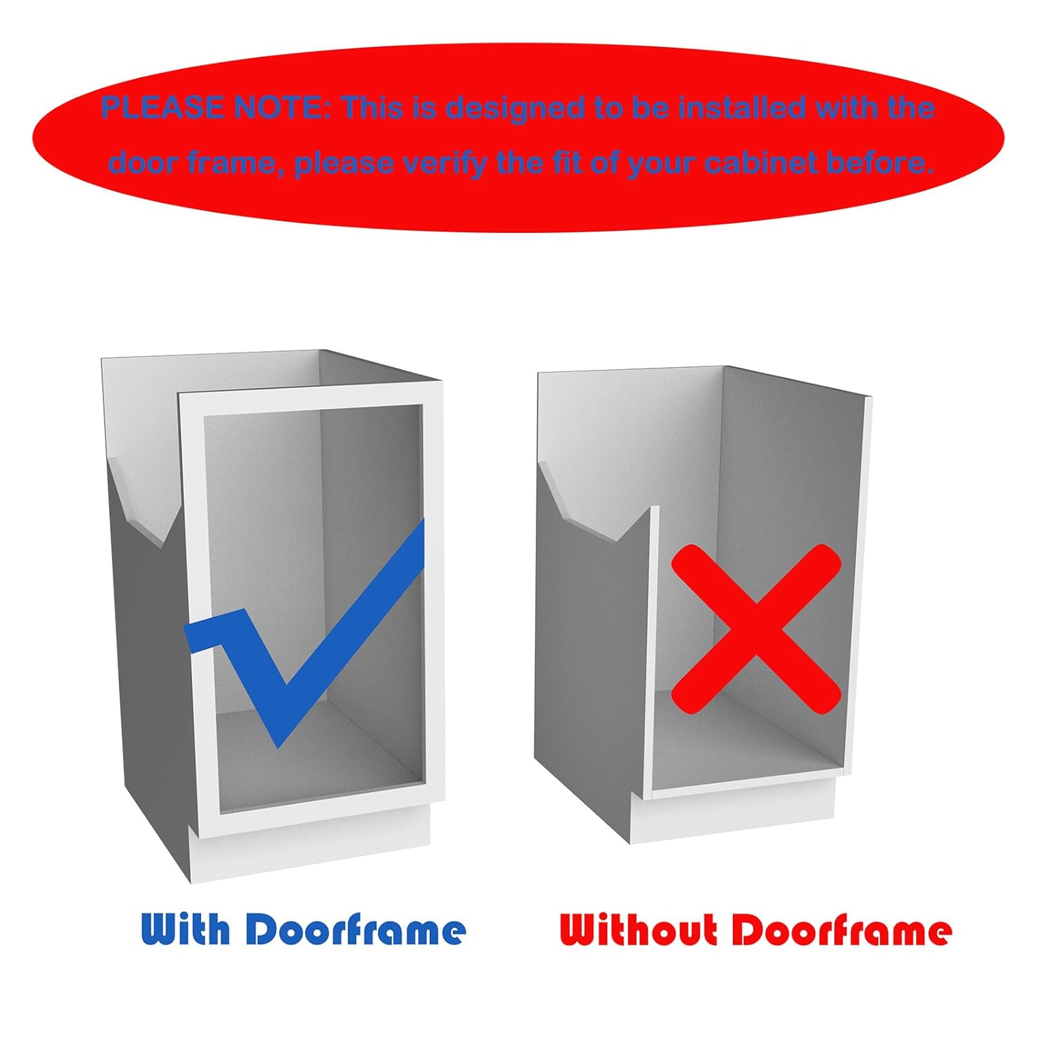 Double Pull Out Under Cabinet Trash Can 35 Qt Garbage Bin for 15