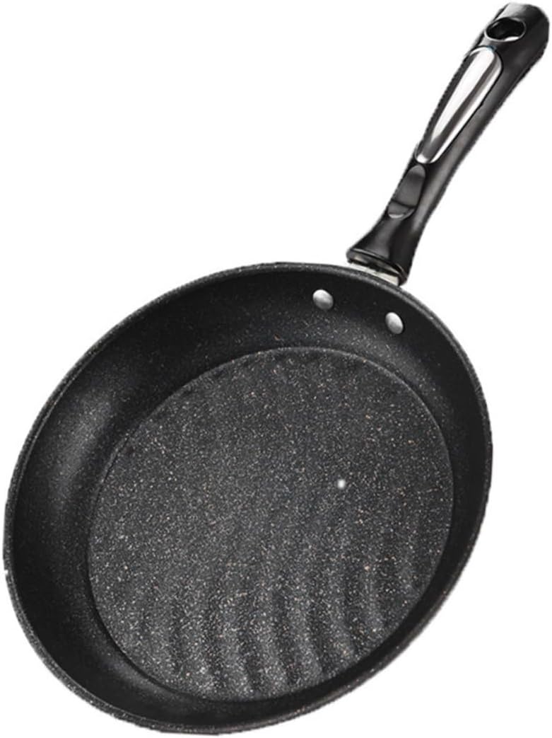 Frying Non-Stick Omelette Fry Flat Bottom Cooker Wok for Home Cooking