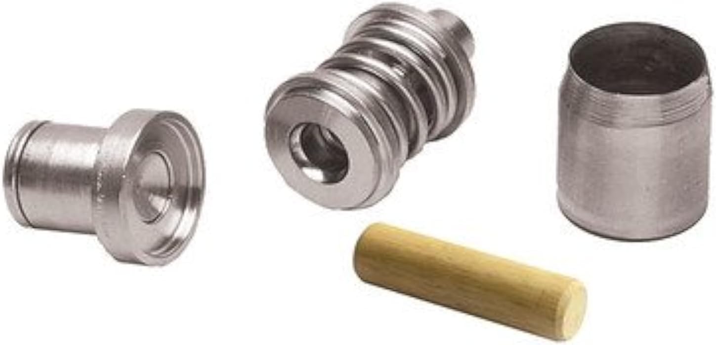 C. S. Osborne and Co. No. WDIHUXC302: 2 Pc. Button Covering Dies and Cutter, Size 30 3/4