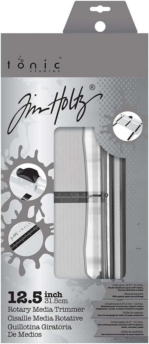 Tonic Studios Tim Holtz Rotary Media Trimmer, White