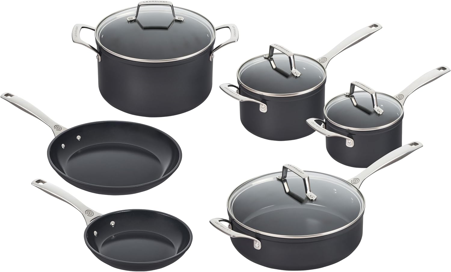Le Creuset Essential Non-stick Ceramic 10 Pc. Cookware Set