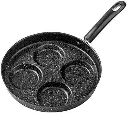 Pot,Four-Hole Omelet Pan for Eggs Ham Pancake Maker Frying Pans Creative No Oil- Breakfast Grill Pan Cooking Pot