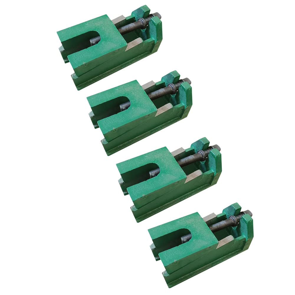 Heavy Machinery Leveling feet 4 Sets,Loading 2 Tons per Set,Adjustable Machine Leveling Pad Machinery Pads,Cast Iron Pad