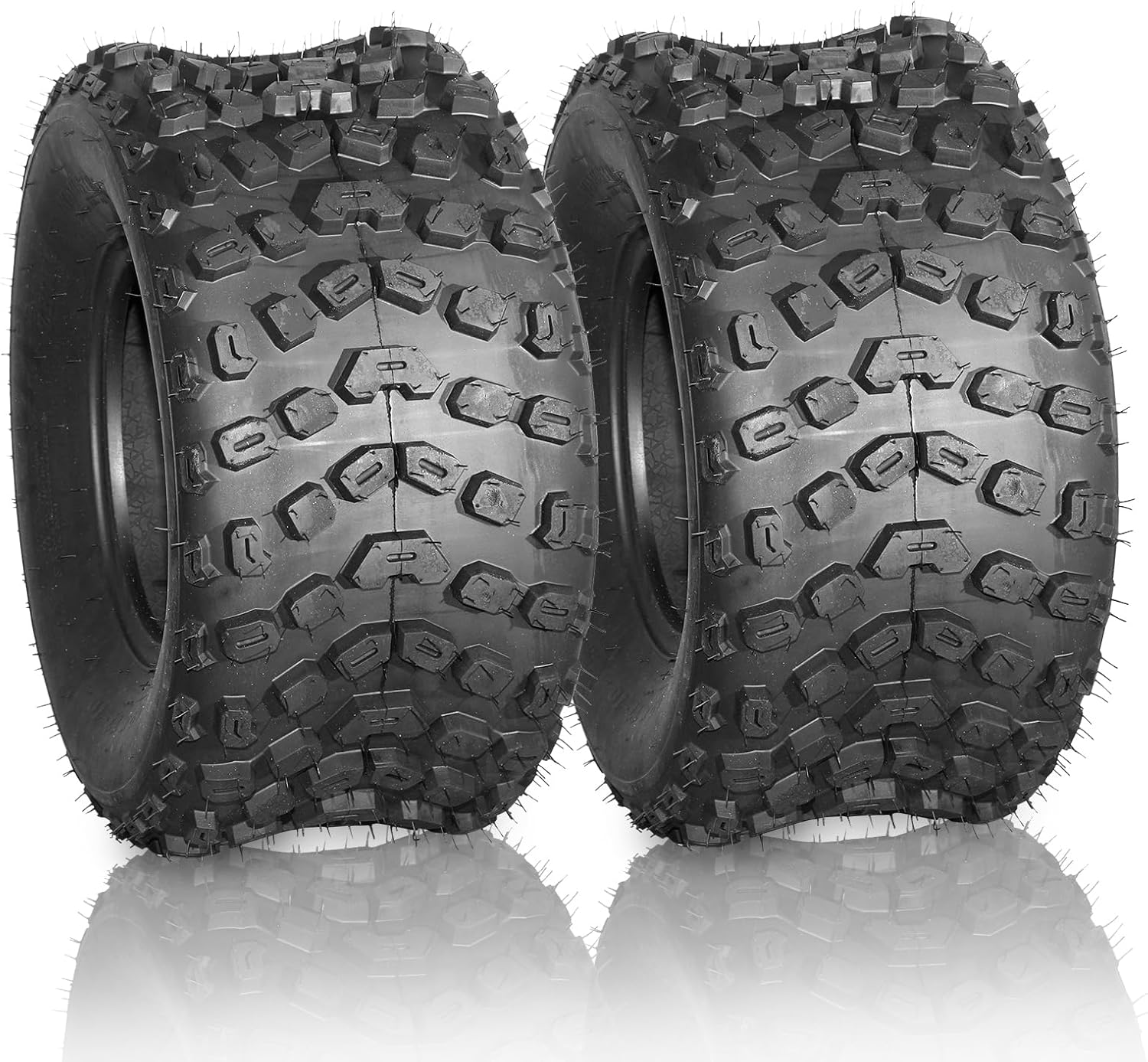 Set of 2 22x11-10 All Trail ATV UTV Tires 22x11x 10 6PR Tubeless Max load 385 lbs